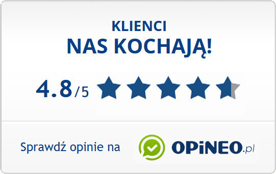 Zobacz nasze opinie na Opineo.pl