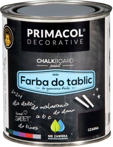 Farba Tablicowa Primacol Czarna 0,75L Unicell