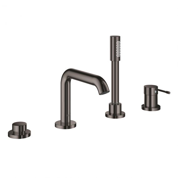 Bateria Wannowa Essence 4-Otworowa Hard Graphite 19578A01 Grohe