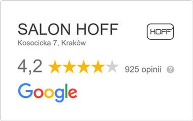 Opinie Google - Salon HOFF