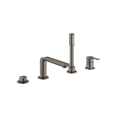 4-Otworowa Bateria Wannowa Lineare Brushed Hard Graphite 19577AL1 Grohe