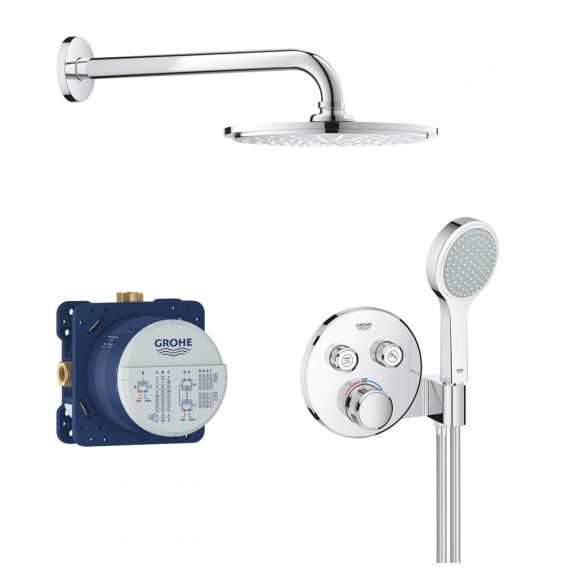 Podtynkowy Zestaw Prysznicowy Grohtherm Smartcontrol 34743000 Grohe Podtynkowy Zestaw Prysznicowy Grohtherm Smartcontrol 34743000 Grohe