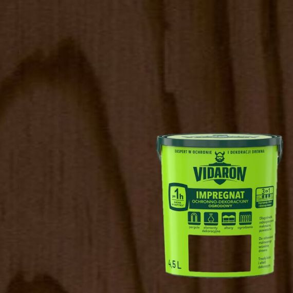 Impregnat Ochronno Dekoracyjny Ogrodowy Palisander R07 4.5 L Vidaron