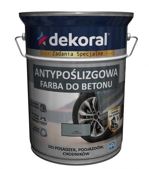 Farba Do Betonu Akrylit B Szary 0,75L Dekoral