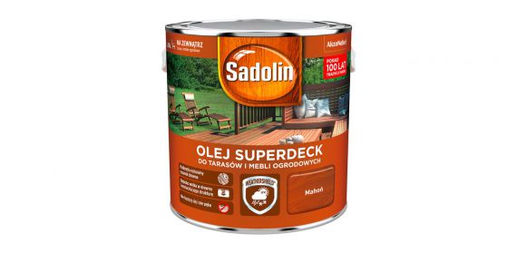 Olej Superdeck Mahoń 2,5L Sadolin