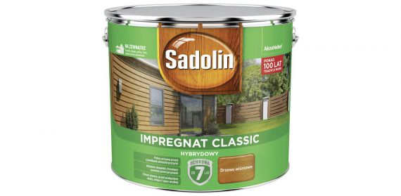 Impregnat Classic Hybrydowy Drzewo Wiśniowe 9L Sadolin