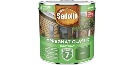 Impregnat Classic Hybrydowy Akacja 2,5L Sadolin