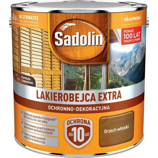Lakierobejca Extra Orzech Włoski 2,5L Sadolin