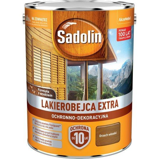 Lakierobejca Extra Orzech Włoski 5L Sadolin