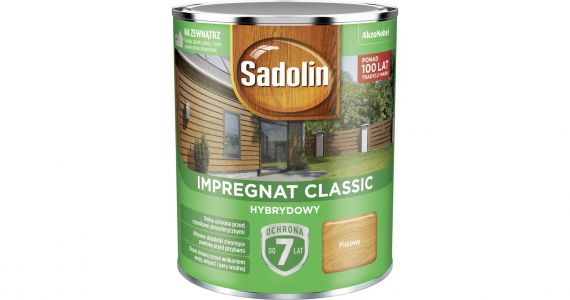 Impregnat Classic Hybrydowy Piniowy 0,75L Sadolin