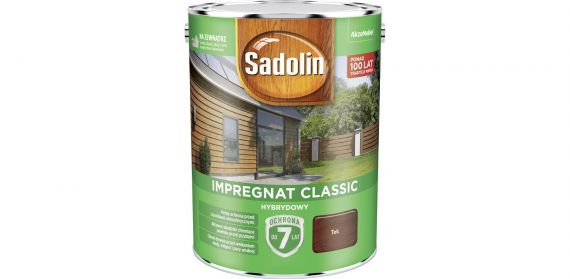 Impregnat Classic Hybrydowy Tek 4,5L Sadolin