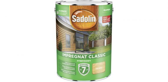 Impregnat Classic Hybrydowy Dąb Jasny 4,5L Sadolin