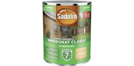 Impregnat Classic Hybrydowy Dąb Jasny 0,75L Sadolin