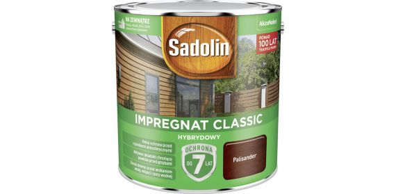 Impregnat Classic Hybrydowy Palisander 2,5L Sadolin