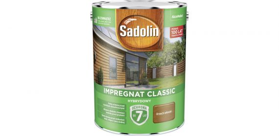 Impregnat Classic Hybrydowy Orzech Włoski 4,5L Sadolin