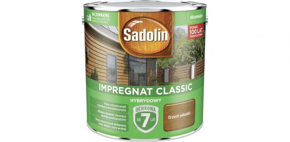 Impregnat Classic Hybrydowy Orzech Włoski 2,5L Sadolin