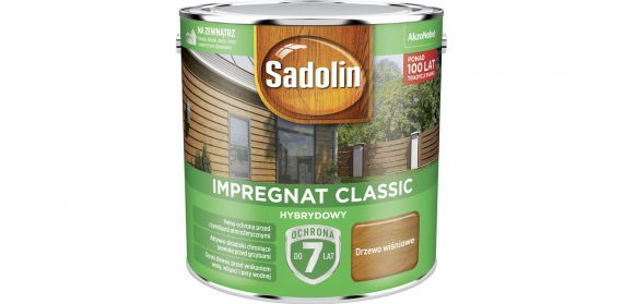 Impregnat Classic Hybrydowy Drzewo Wiśniowe 2,5L Sadolin