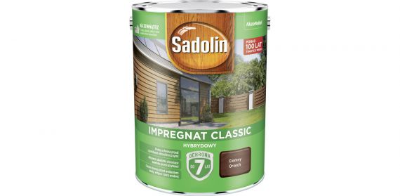 Impregnat Classic Hybrydowy Orzech Ciemny 4,5L Sadolin