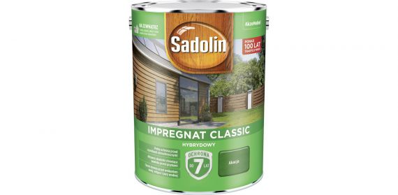 Impregnat Classic Hybrydowy Akacja 4,5L Sadolin