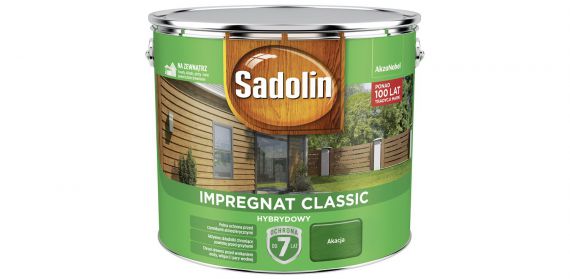 Impregnat Classic Hybrydowy Akacja 9L Sadolin