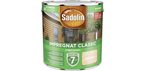 Impregnat Classic Hybrydowy Bezbarwny 2,5L Sadolin