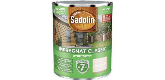 Impregnat Classic Hybrydowy Biały Kremowy 0,75L Sadolin