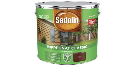 Impregnat Classic Hybrydowy Tek 9L Sadolin