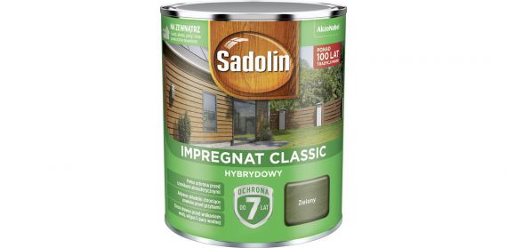 Impregnat Classic Hybrydowy Zielony 0,75L Sadolin