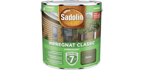 Impregnat Classic Hybrydowy Zielony 2,5L Sadolin