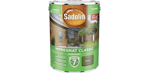 Impregnat Classic Hybrydowy Zielony 4,5L Sadolin