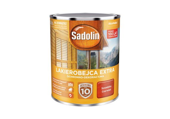 Lakierobejca Extra Szwedzka Czerwień 0,75L Sadolin
