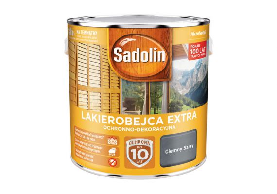 Lakierobejca Extra Ciemny Szary 2,5L Sadolin