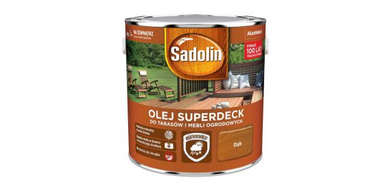 Olej Superdeck Dąb 2,5L Sadolin
