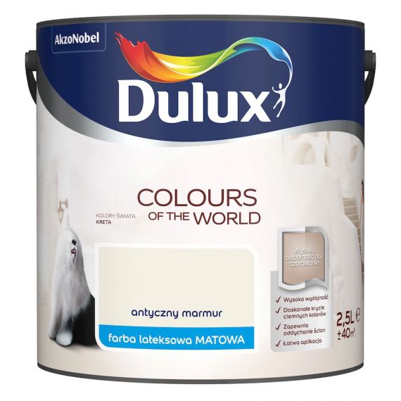 Farba Kolory Świata Antyczny Marmur 2.5L Dulux