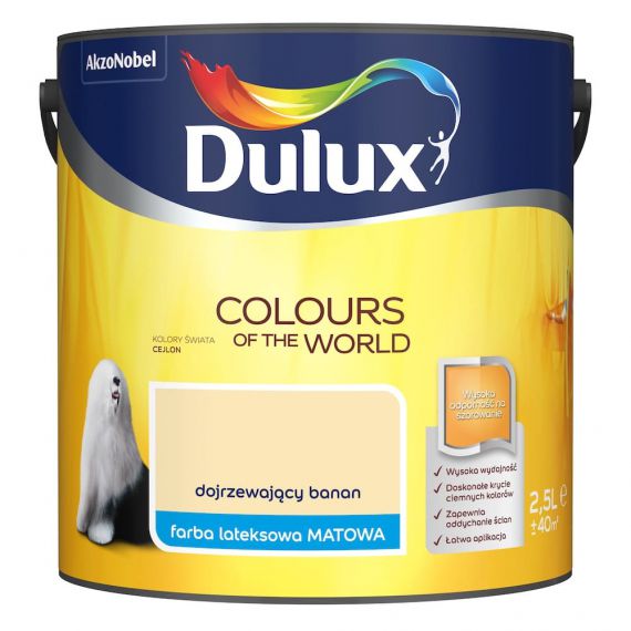 Farba Kolory Świata Dojrzewający Banan 2.5L Dulux