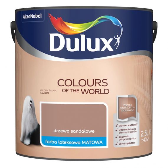 Farba Kolory Świata Drzewo Sandałowe 2.5L Dulux