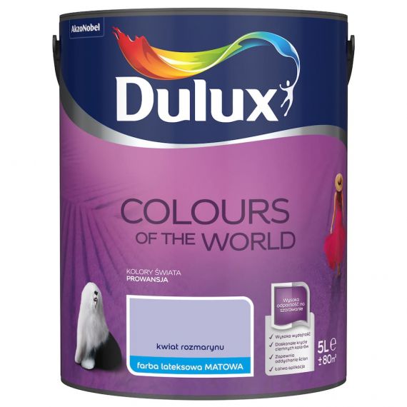 Farba Kolory Świata Kwiat Rozmarynu 5L Dulux
