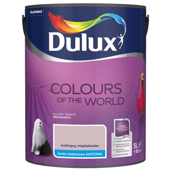 Farba Kolory Świata Kwitnący Migdałowiec 5L Dulux