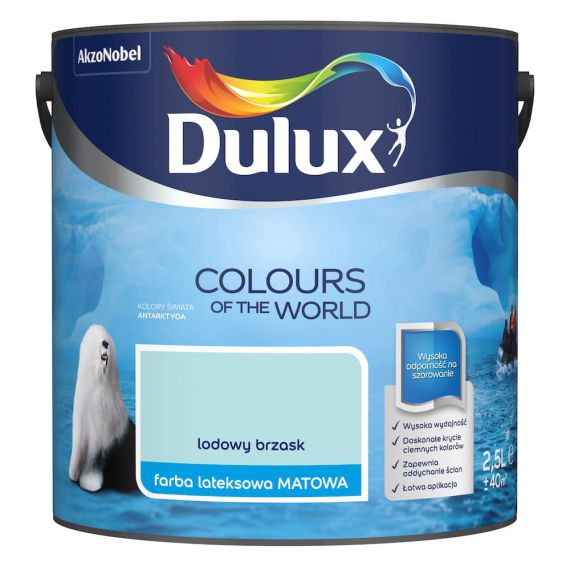 Farba Kolory Świata Lodowy Brzask 2.5L Dulux