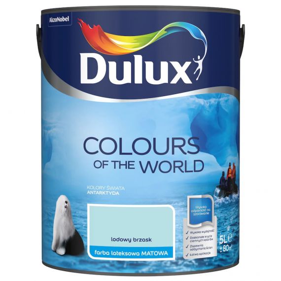 Farba Kolory Świata Lodowy Brzask 5L Dulux
