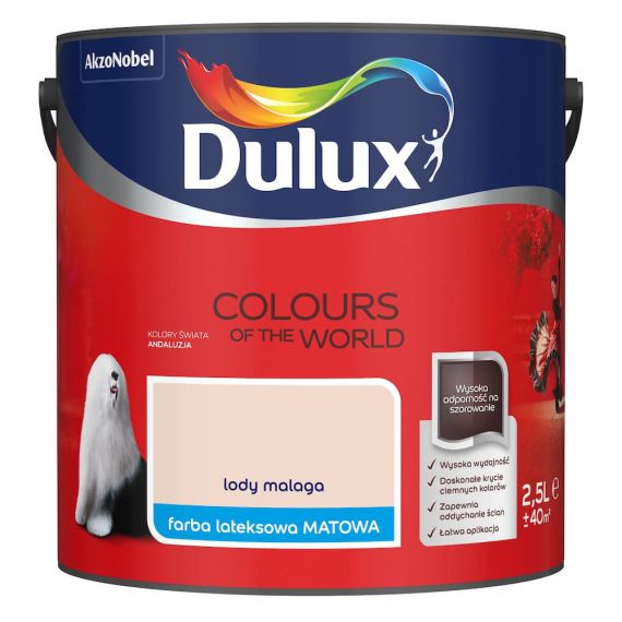 Farba Kolory Świata Lody Malaga 2.5L Dulux