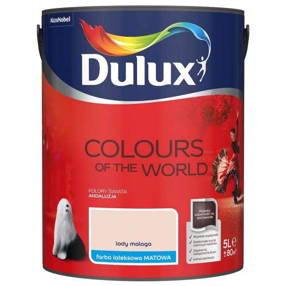 Farba Kolory Świata Lody Malaga 5L Dulux