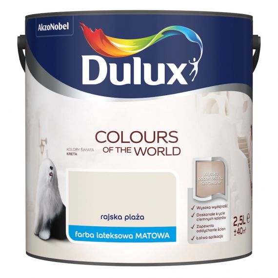 Farba Kolory Świata Rajska Plaża 2.5L  Dulux