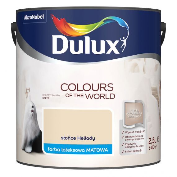 Farba Kolory Świata Słońce Hellady 2.5L  Dulux