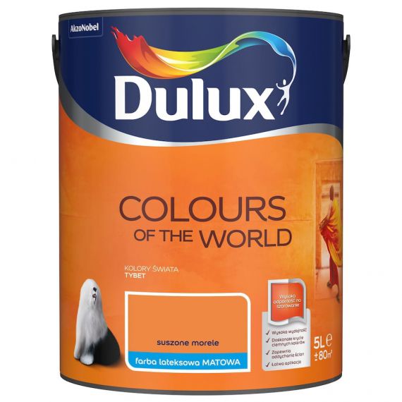 Farba Kolory Świata Suszone Morele 5L Dulux