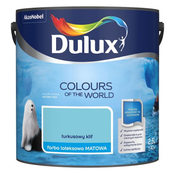 Farba Kolory Świata Turkusowy Klif 2.5L Dulux