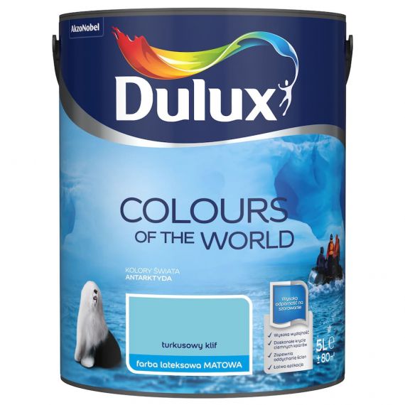 Farba Kolory Świata Turkusowy Klif 5L Dulux