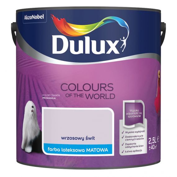 Farba Kolory Świata Wrzosowy Świt 2.5L Dulux