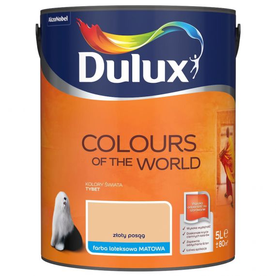 Farba Kolory Świata Złoty Posąg 5L Dulux