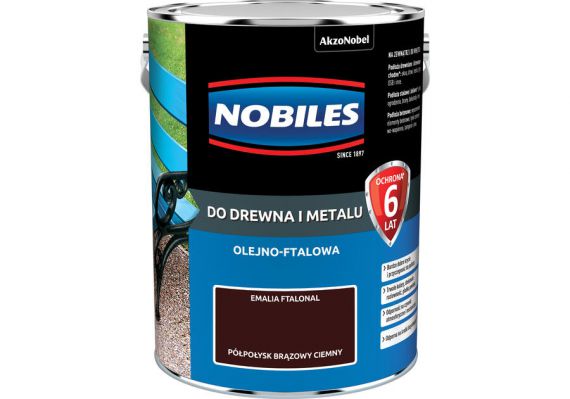 Farba Ftalonal Brązowy Ciemny 5L Nobiles